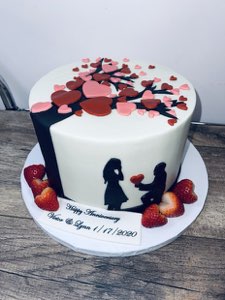 Anniversaries custom cake