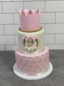 Baby & Gender Reveal custom cake