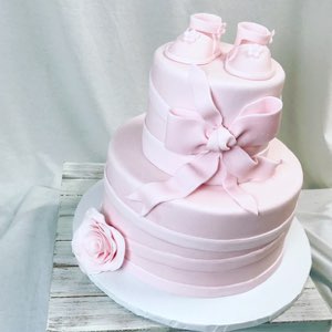 Baby & Gender Reveal custom cake