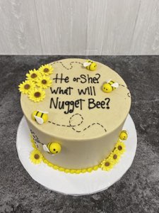 Baby & Gender Reveal custom cake