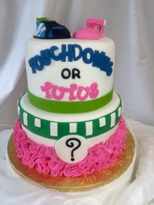 Baby & Gender Reveal custom cake