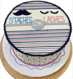 Baby & Gender Reveal custom cake