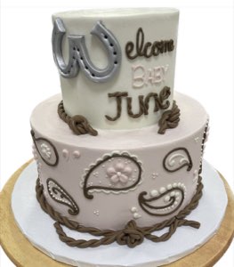 Baby & Gender Reveal custom cake