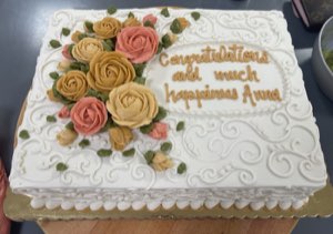 Baby & Gender Reveal custom cake