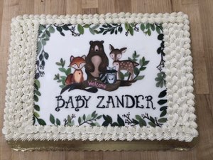Baby & Gender Reveal custom cake