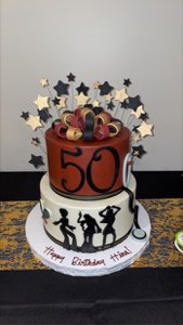 Adult Birthdays custom cake