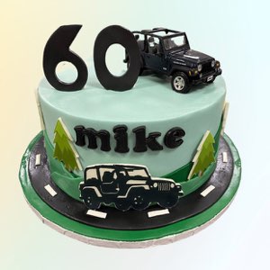 Adult Birthdays custom cake