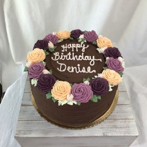 Adult Birthdays custom cake