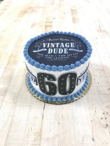 Adult Birthdays custom cake