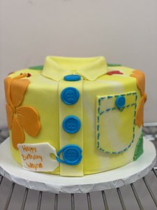 Adult Birthdays custom cake