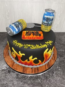 Adult Birthdays custom cake