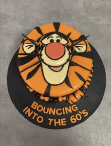 Adult Birthdays custom cake