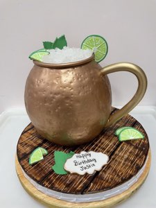 Adult Birthdays custom cake