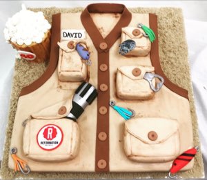 Adult Birthdays custom cake