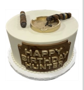 Adult Birthdays custom cake