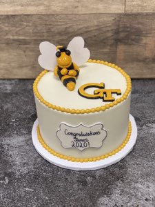 Graduation custom cake