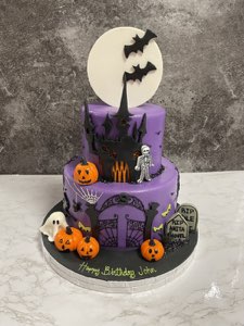 Holiday custom cake