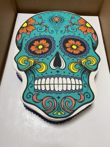 Holiday custom cake