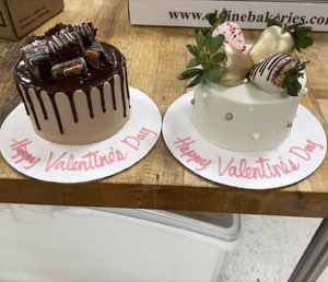 Holiday custom cake