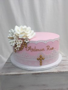 Holiday custom cake