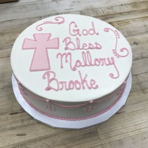 Holiday custom cake