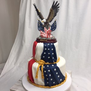 Holiday custom cake