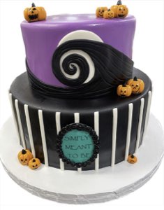Holiday custom cake