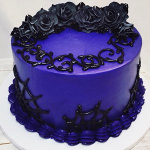 Holiday custom cake