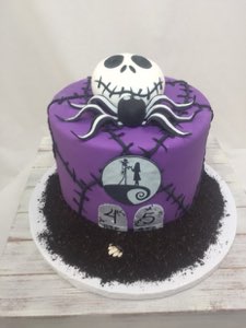 Holiday custom cake