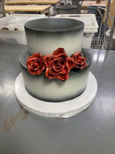 Holiday custom cake