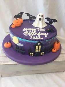 Holiday custom cake