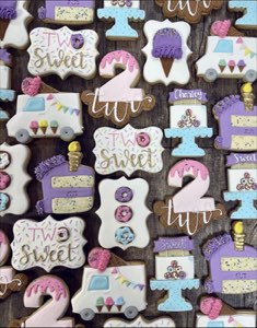 Royal Icing Cookies custom cake
