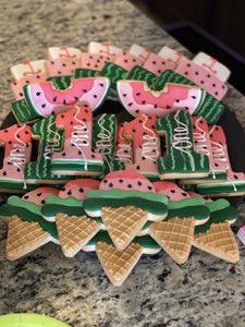 Royal Icing Cookies custom cake
