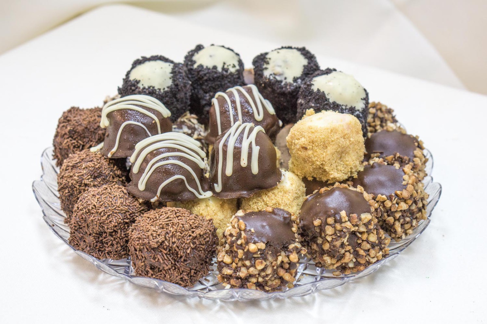 Trays of Buddy’s truffles